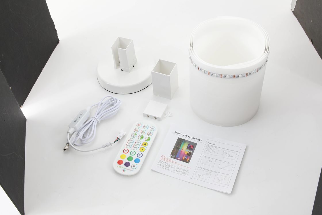 چراغ کف گوشه ای LED USB با درجه بندی IP20 حالت صرفه جویی در انرژی شکل سایه بالینی