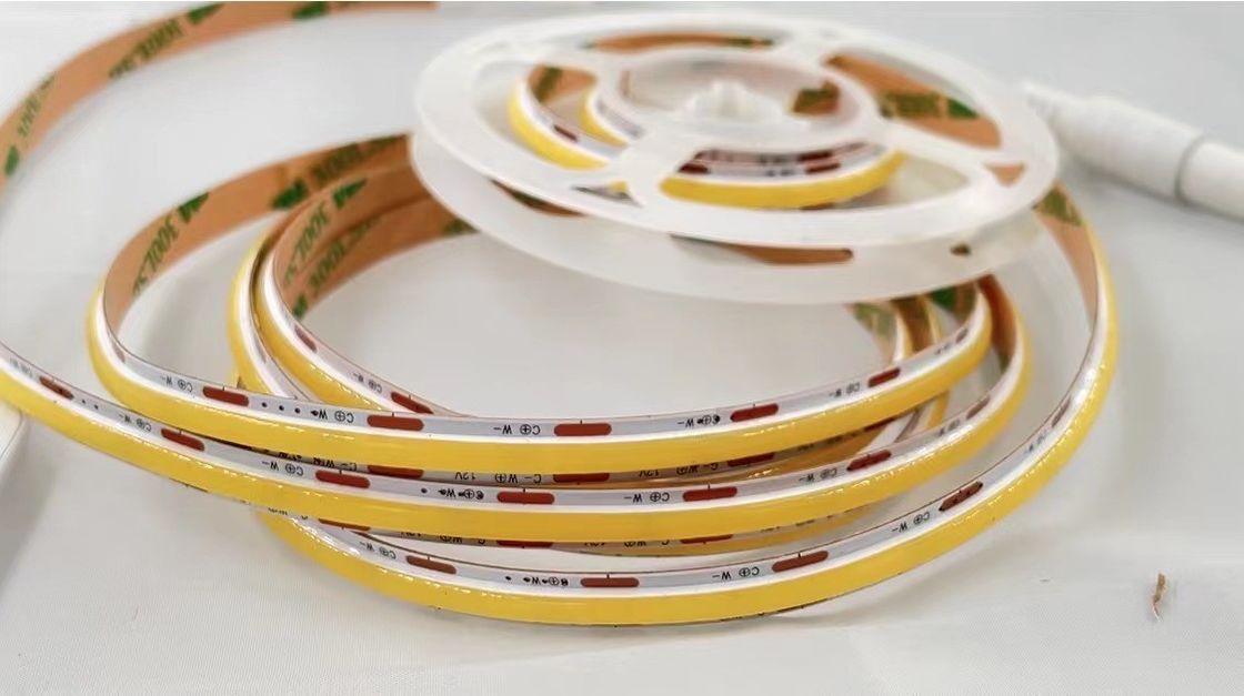 90 CRI COB 560leds CCT LED Dimmable Strip 8mm PCB برای صرفه جویی در انرژی نورپردازی سازگار با محیط زیست در اروپا