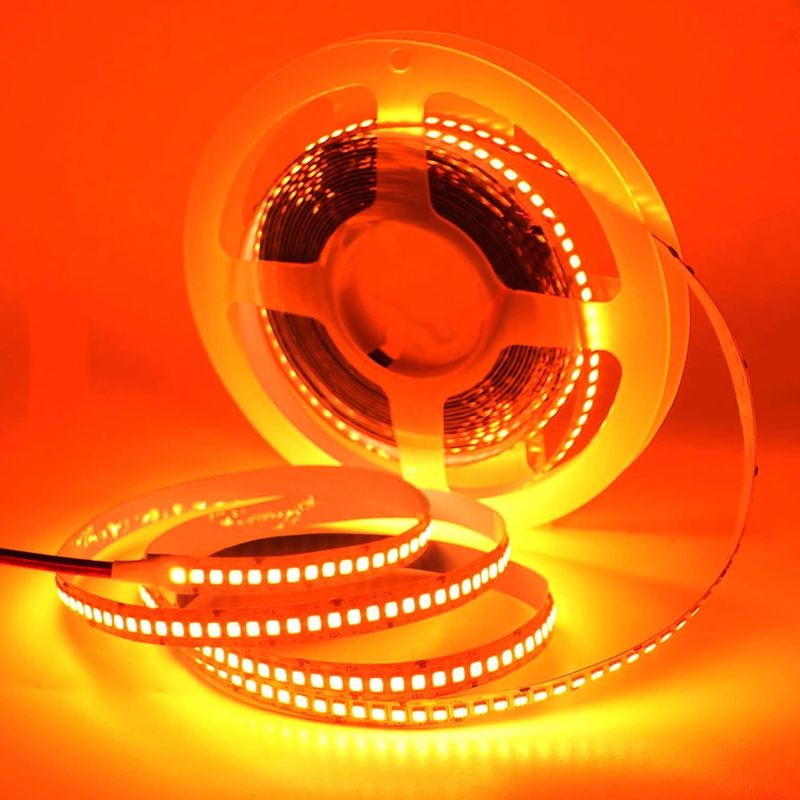12V 240LEDS SMD 2835 LED Strip Light 1200LEDs 16.4Ft رنگ های ضد آب قرمز سبز آبی نارنجی برای بار