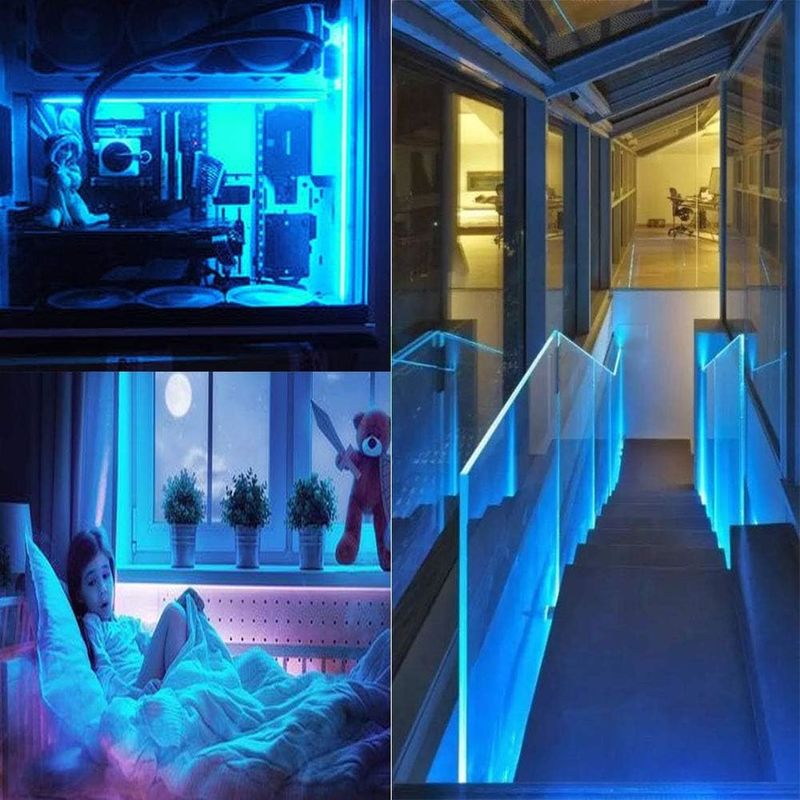 12V 240LEDS SMD 2835 LED Strip Light 1200LEDs 16.4Ft رنگ های ضد آب قرمز سبز آبی نارنجی برای بار