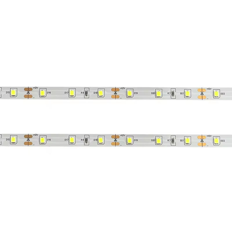 60leds/m 2835 LED Strip Light 5m/Roll 20-22LM 120° زاویه پرتو 2700 4000k 6000K راه حل روشنایی داخلی برای خانه