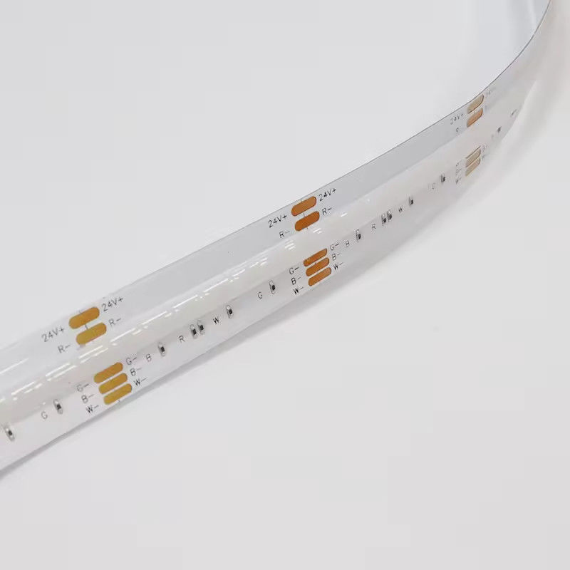 روشنایی فوق العاده نوار LED COB RGB 12mm رنگ چندگانه 120 درجه فوق العاده گسترده 1080 LEDs / m COB نوار نور کامل رنگ