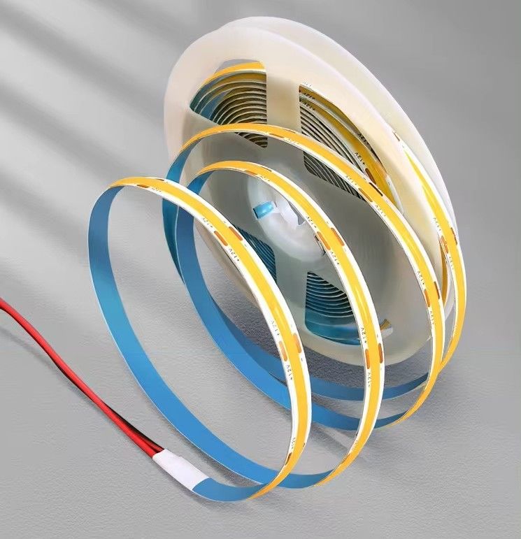 IP20 قابل تنظیم 320LEDS 90Ra COB LED Strip 10W/M برای روشنایی داخلی