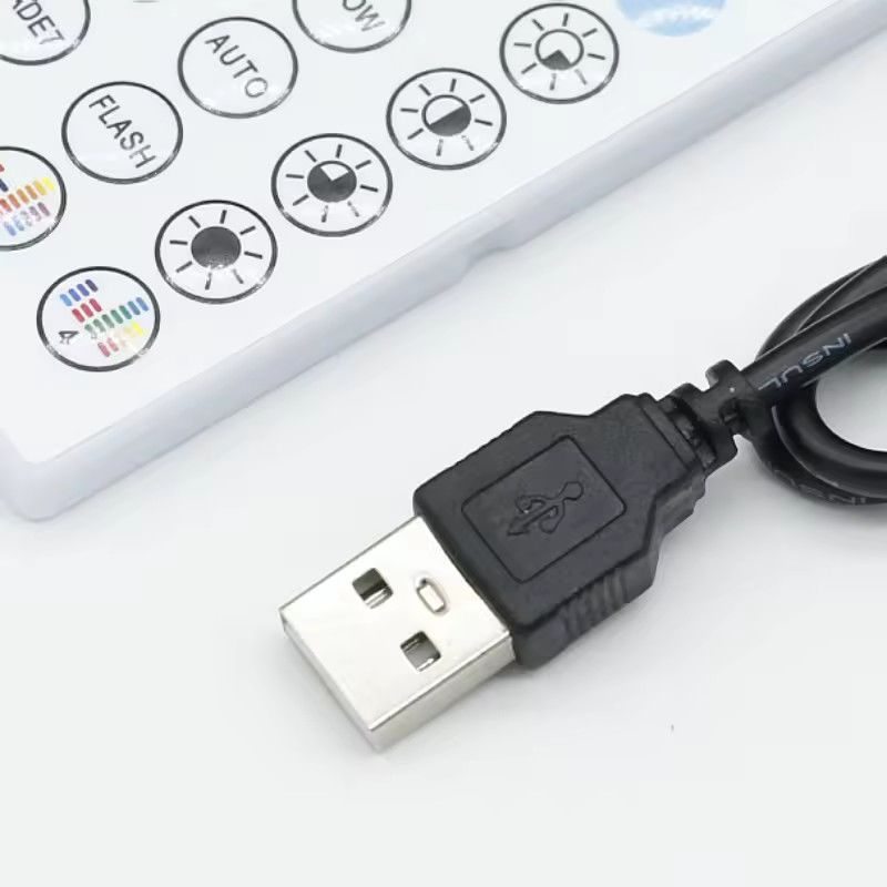 LED هوشمند 5V 44ekys RGB LED Strip کنترلر wifi tuya APP USB بلوتوث ضخیم کننده luce striscia کنترلر برای LED Strip