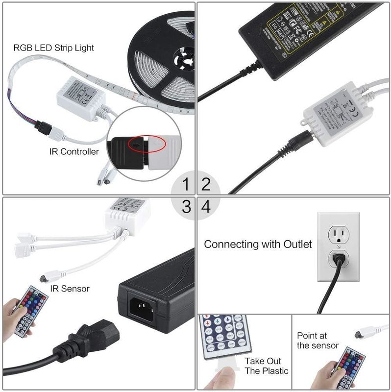 SMD ضخیم قابل انعطاف نوار LED RGB 60leds / m DC12V ورودی برای محیط رنگارنگ