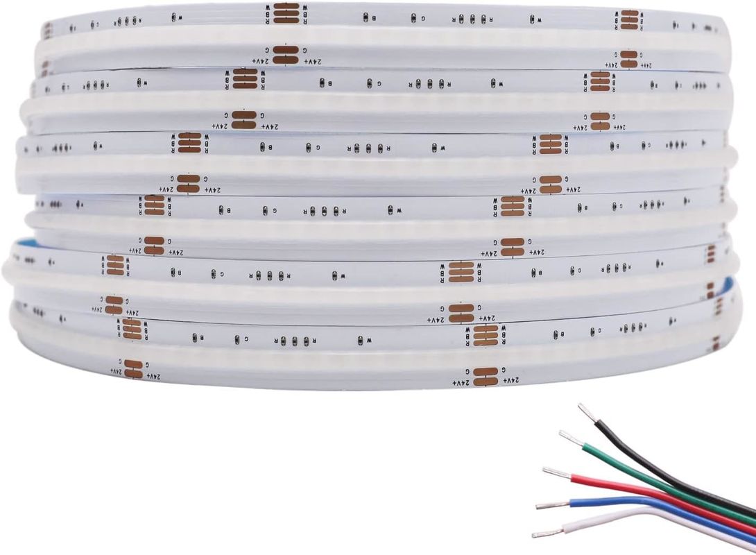 نوار LED RGBW COB 19W با 784 LED در هر متر IP20 و کنترل DMX512/RF / Bluetooth / WiFi