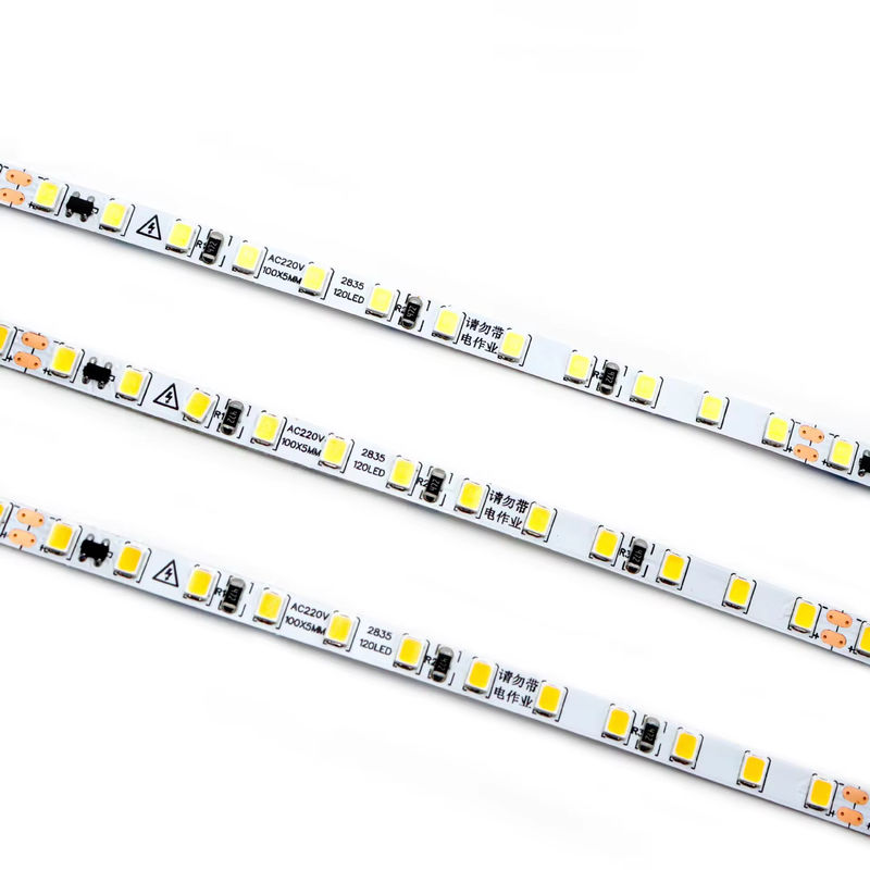 IP20 SMD2835 240LEDS 2 ردیف 110V چراغ های نوار LED قابل کاهش برای اتاق در آمریکای جنوبی