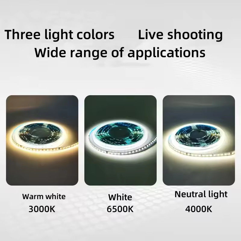 120LEDs / m نوار انعطاف پذیر LED برای داخلی بدون نیاز به راننده CRI80 2835 SMD 8mm PCB طول 5M/10M