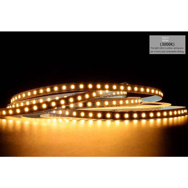 2835 120Leds 8W / M CRI80 نوار LED انعطاف پذیر 5M / 10M طول برای تزئینات کریسمس خانگی