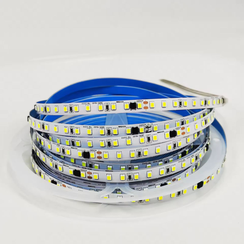 120LEDs / m نوار انعطاف پذیر LED برای داخلی بدون نیاز به راننده CRI80 2835 SMD 8mm PCB طول 5M/10M