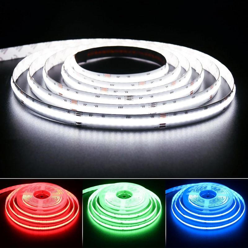 784 ال ای دی/م RGBW Chip COB LED Strips Dimmable -20°C تا 60°C DC ولتاژ ورودی 24V