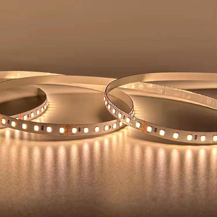 CRI بالا 98 طیف کامل طول عمر 120leds / M Dc24v 10mm 120led Smd 2835 دکوراسیون داخلی چراغ نوار LED