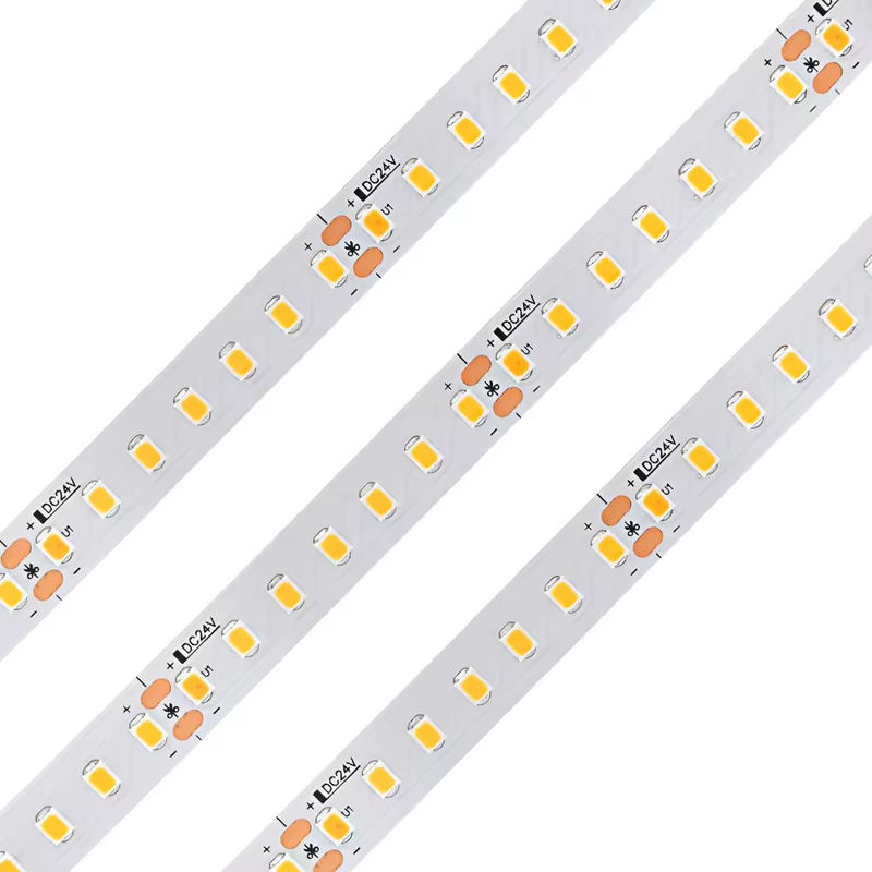 CRI بالا 98 طیف کامل طول عمر 120leds / M Dc24v 10mm 120led Smd 2835 دکوراسیون داخلی چراغ نوار LED