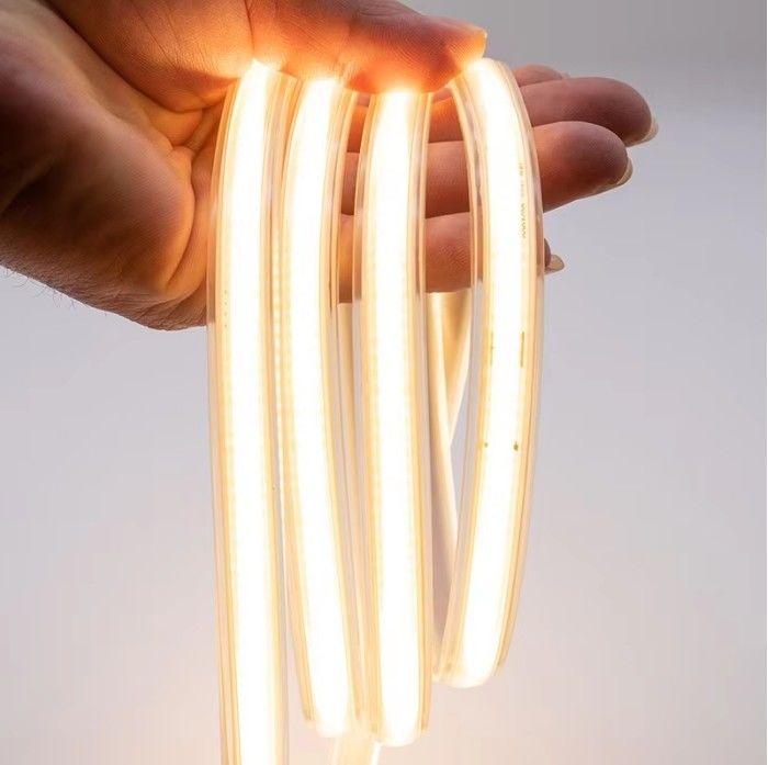288 LED ولتاژ بالا 110V 220V انعطاف پذیر COB چراغ نوار LED 2700K 3000K 4000K 6000K
