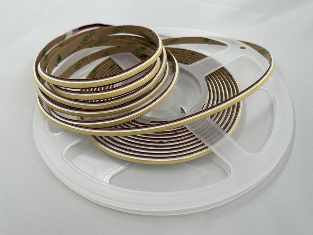 12V COB576Led/M 6.6MM عرض Dimmable 2700K تا 6500K CCT COB LED Strip روشنایی انعطاف پذیر گواهینامه CE