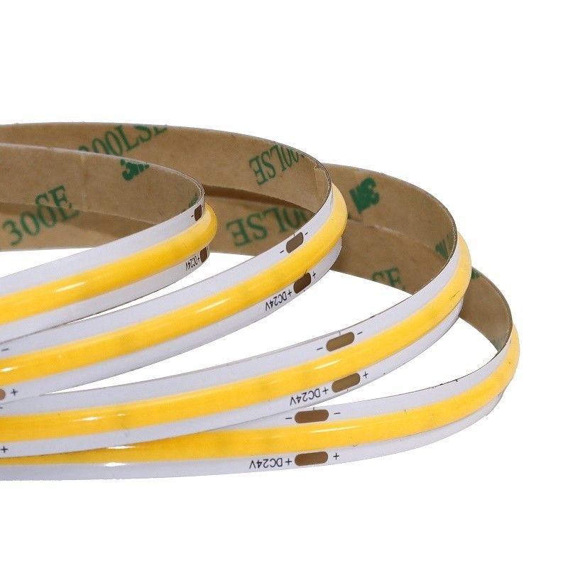 COB LED Strip Light 240d/m 90LM 80Ra 10W/M 220V برای سفارشی سازی نورپردازی خانه کامل