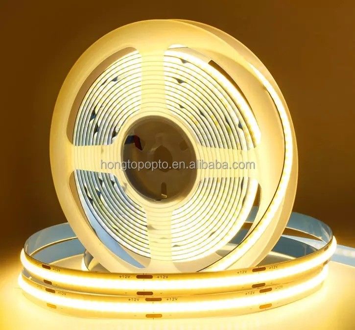 دکوراسیون داخلی و خارجی COB LED Strip Light High CRI 280 320/480 کنترل از راه دور