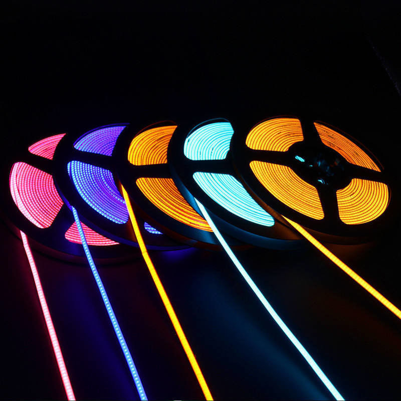 دکوراسیون داخلی و خارجی COB LED Strip Light High CRI 280 320/480 کنترل از راه دور