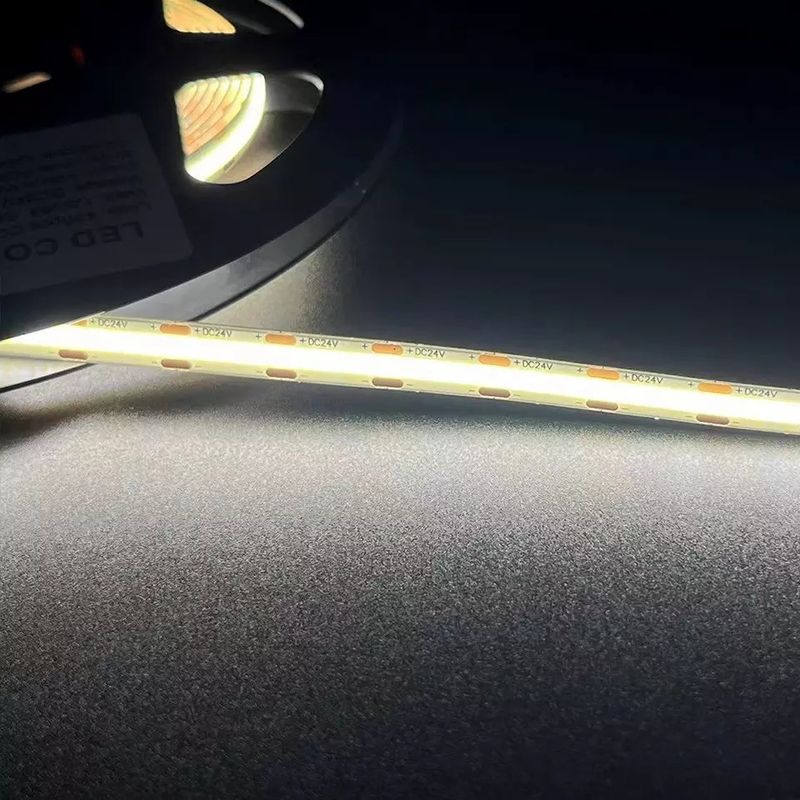 تزئینات داخلی و خارجی COB 320 480 CRI90 3 سال نوار نئون LED طول برش 1 سانتی متر