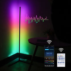 روشنایی مدرن تزئینی داخلی لامپ کف LED RGB IC Smart Corner Atmosphere Light
