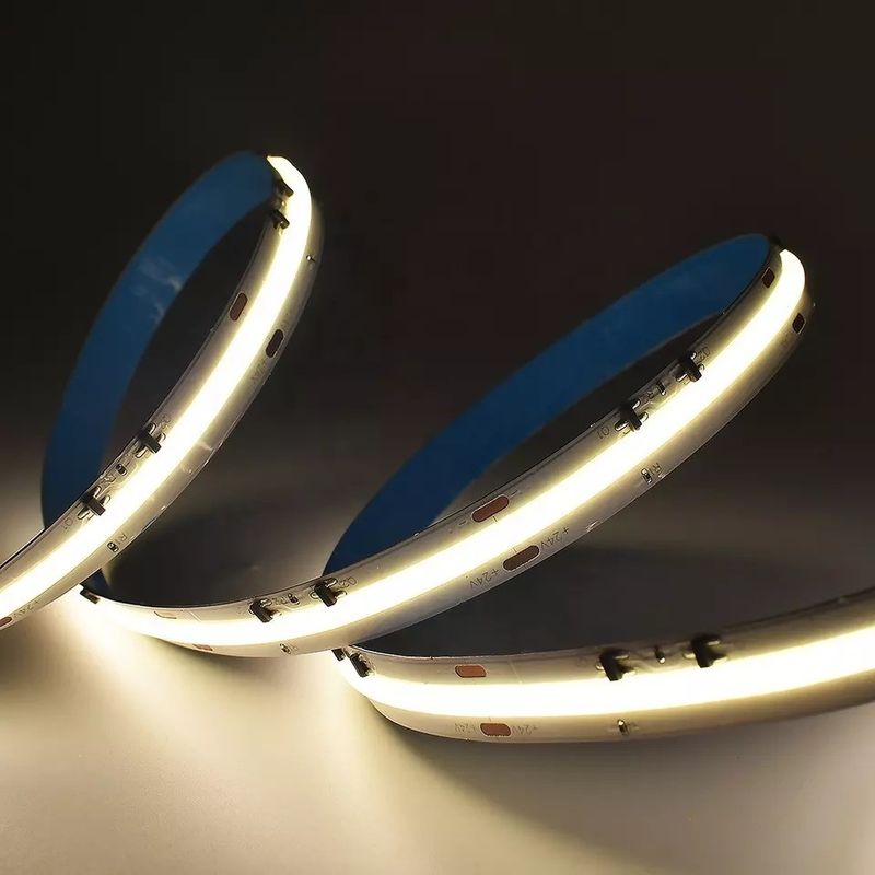 8mm Led Cob Strip 24v Light Strip Usb TV Backlight Flex 12v Ultra Thin Small Cob Led Strip Light چراغ های زیرنور تلویزیون فلیکس 12v Ultra Thin Small Cob LED Strip Light