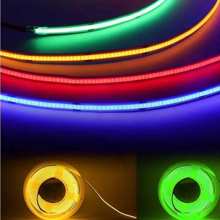 8mm Led Cob Strip 24v Light Strip Usb TV Backlight Flex 12v Ultra Thin Small Cob Led Strip Light چراغ های زیرنور تلویزیون فلیکس 12v Ultra Thin Small Cob LED Strip Light