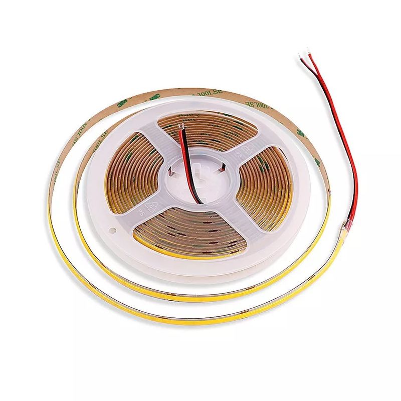 داخل و خارج 230v 220v Ac Fob Cob LED نوار گرم سفید آبی Ip65 ضد آب 0.3kg وزن محصول