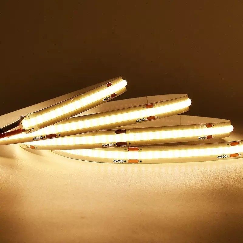 12W ضد آب IP20 COB 480 LED 12V 8mm 10mm LED Strip Light برای تزئینات باغ