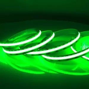وزن محصول 0.3kg 5m 10m چراغ نوار هوشمند با رنگ رویایی RGB COB Chip LED