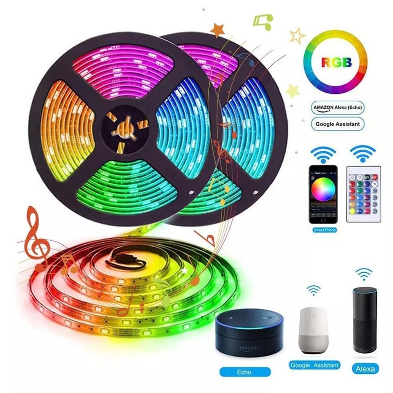 نوردهی طولانی مدت ضد آب IP65 30d / m 5050 RGB LED Light Strips با کنترل از راه دور