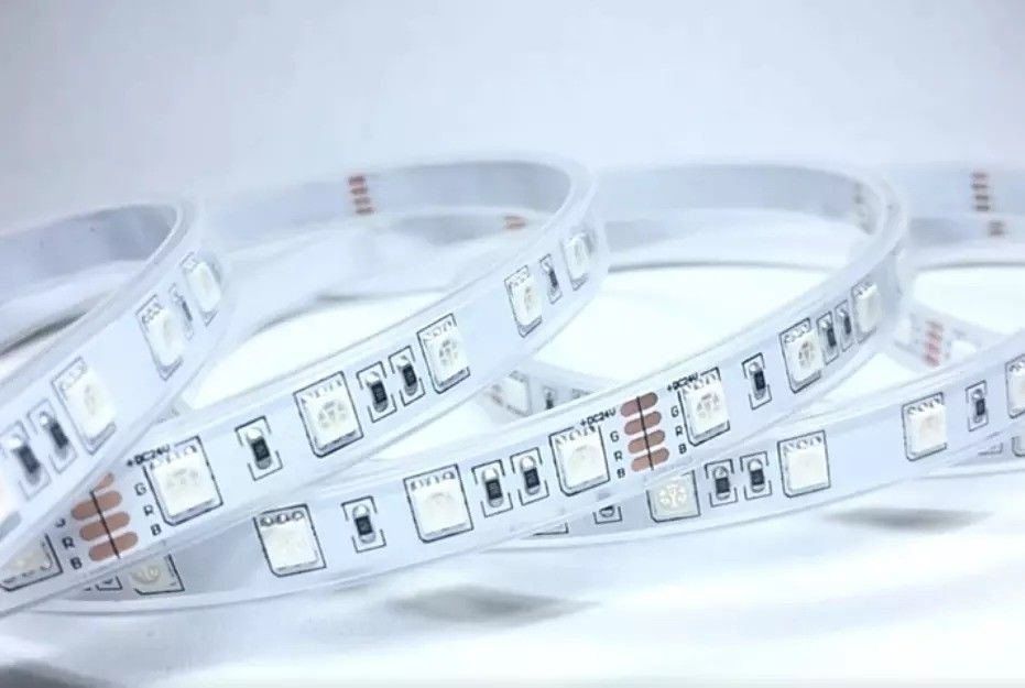 12 ولت 12 ولت 24 ولت 10 میلی متری 60 لامپ Rgb 5050 Smd لامپ نوار انعطاف پذیر LED با و چند رنگ