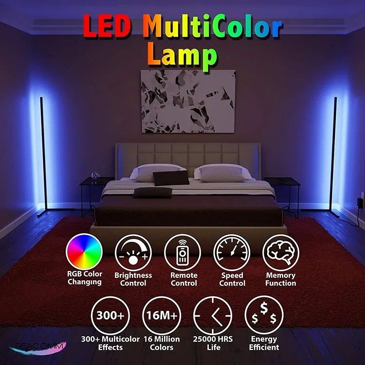 خانه. هتل. روشنایی چراغ کف LED تزئینی برای دکوراسیون اتاق نشیمن مدرن