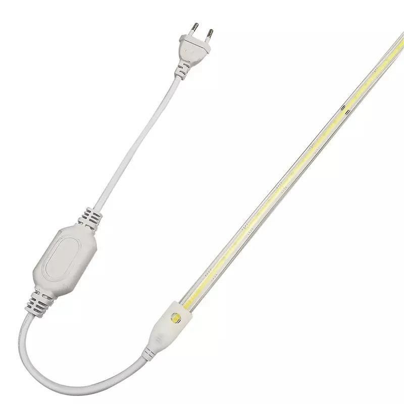 220v 280LEDs / m سفید / سفید گرم / سفید خنثی COB نوار LED CE RoHS 100m 50m ولتاژ بالا