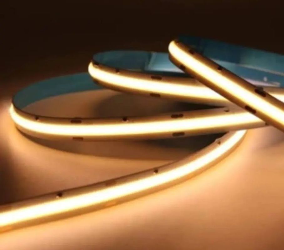 لامپ 90lm / w کارایی روشنایی هوشمند COB LED Strip 12V 24V 5M 252leds برای تبلیغات