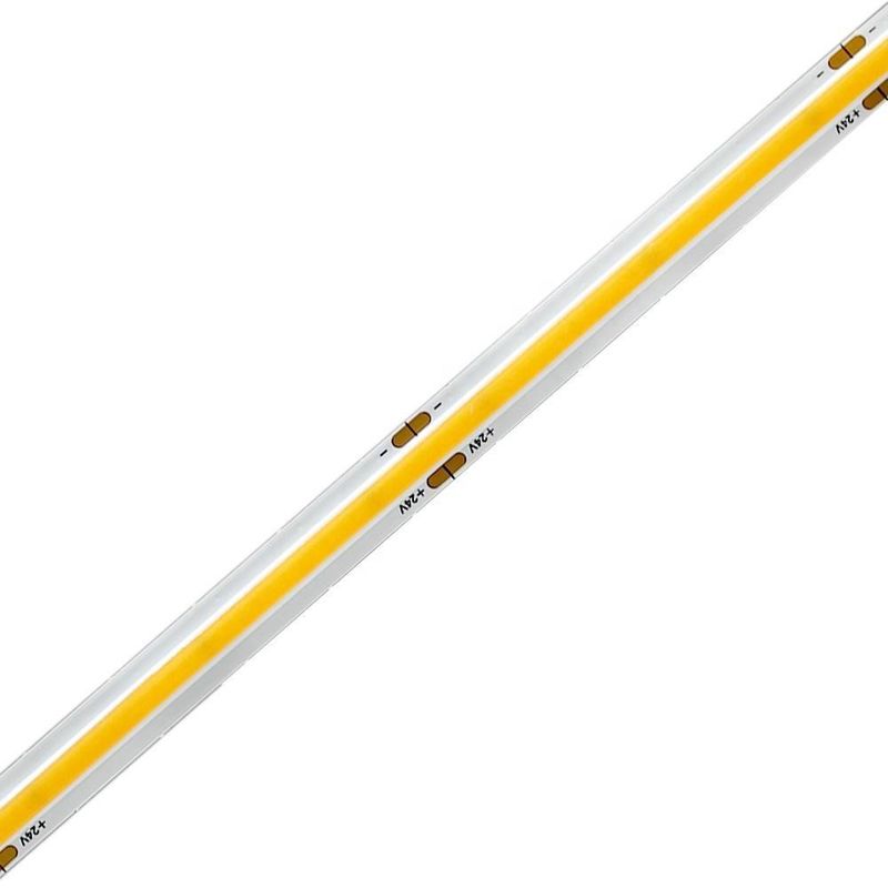 نوار LED 90lm / W COB DC24V CRI90 312LEDs / m با چسب سد ثابت و 60000 ساعت عمر کار