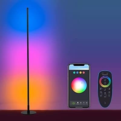 اتاق خواب RGB IC لامپ های بازی اتاق نشیمن محیط نور حالت نور ایستاده لامپ کف گوشه LED