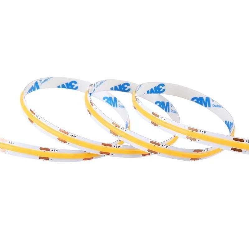 نوار چوبی لچک دار نوار روشنایی LED تراکم بالا بدون مناطق سیاه 24V 12V 5V CRI Ra 90