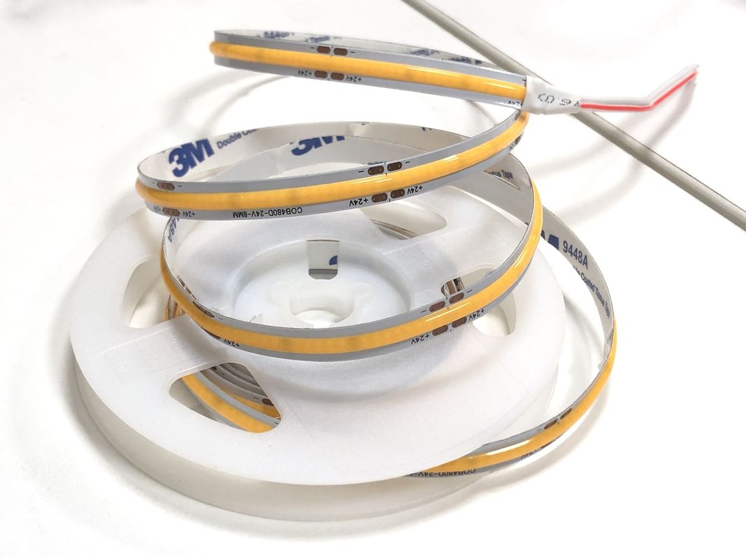 نوار چوبی لچک دار نوار روشنایی LED تراکم بالا بدون مناطق سیاه 24V 12V 5V CRI Ra 90