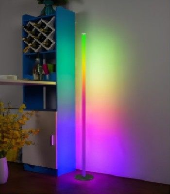 اتاق خواب نور محیط تزئینی 1.5 متر LED رنگارنگ جعبه کوچک کنترل از راه دور چراغ کف 10000 ساعت کار