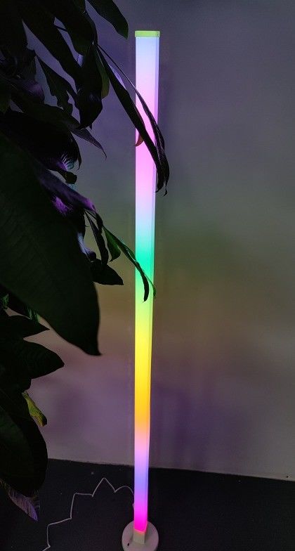 1.5M RGB رنگارنگ کنترل از راه دور چراغ کف LED برای اتاق خواب نور محیطی تزئینی