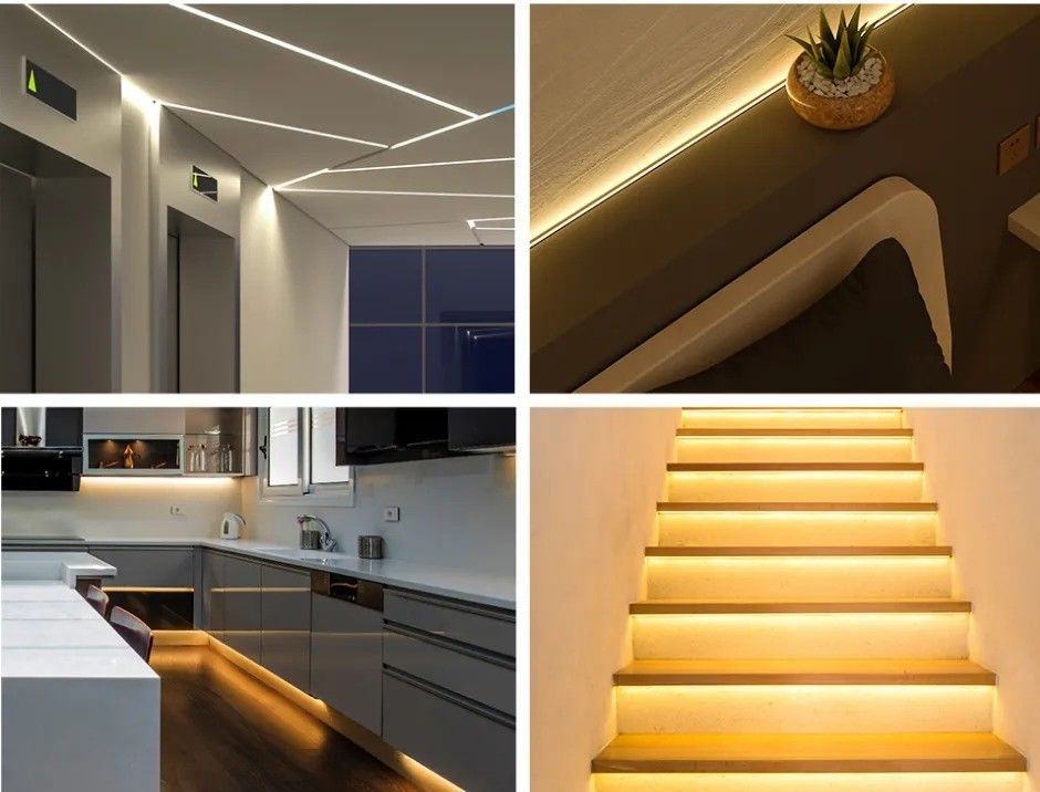 880lm Ra90 انعطاف پذیر COB LED Strip Light برای چگالی بالا 5V 300 LED / m Backlight آشپزخانه