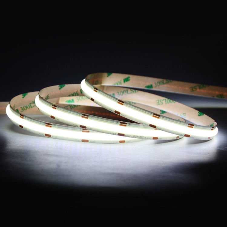 روشنایی نوار LED 320LED 8MM 12 ولت انعطاف پذیر COB برای پروژه های روشنایی تعطیلات
