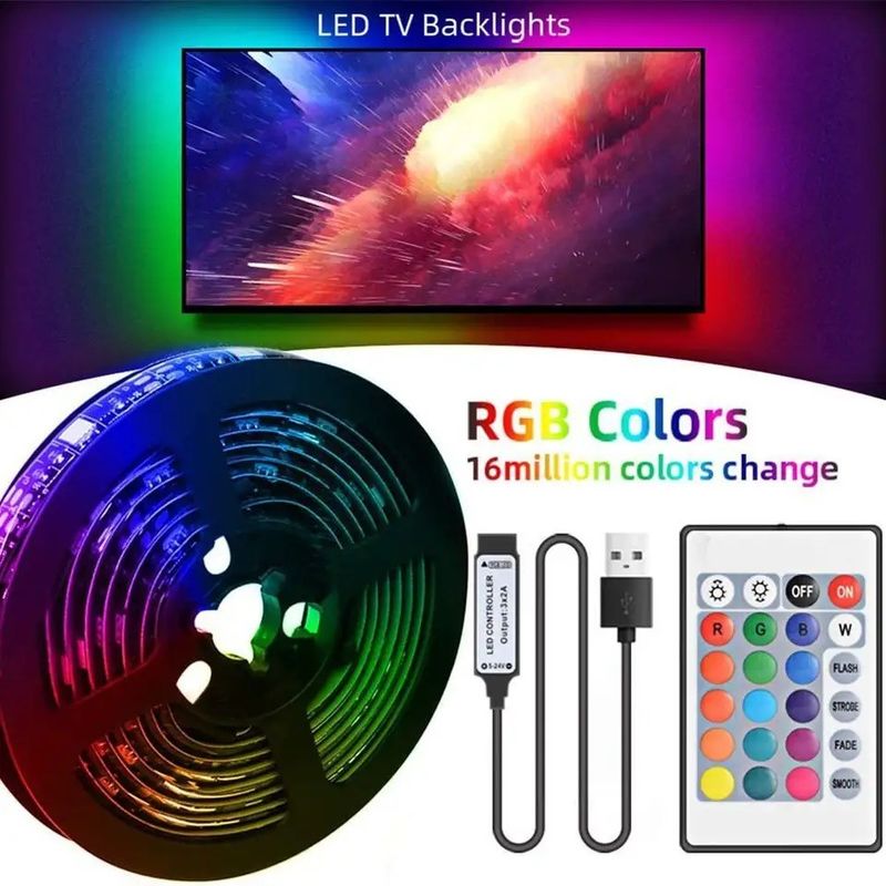 چراغ نوار LED 5050 Smd Rgb ضد آب 5m 10m 15m 60d / m انبار انعطاف پذیر در فضای باز
