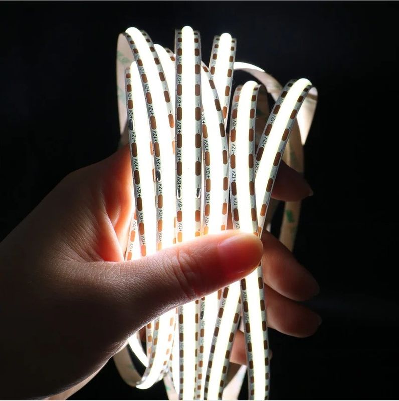 طراحی نورپردازی و مدارهای COB LED Strip Light 5m در هر رول 12v 24v 480Leds 3 90Ra