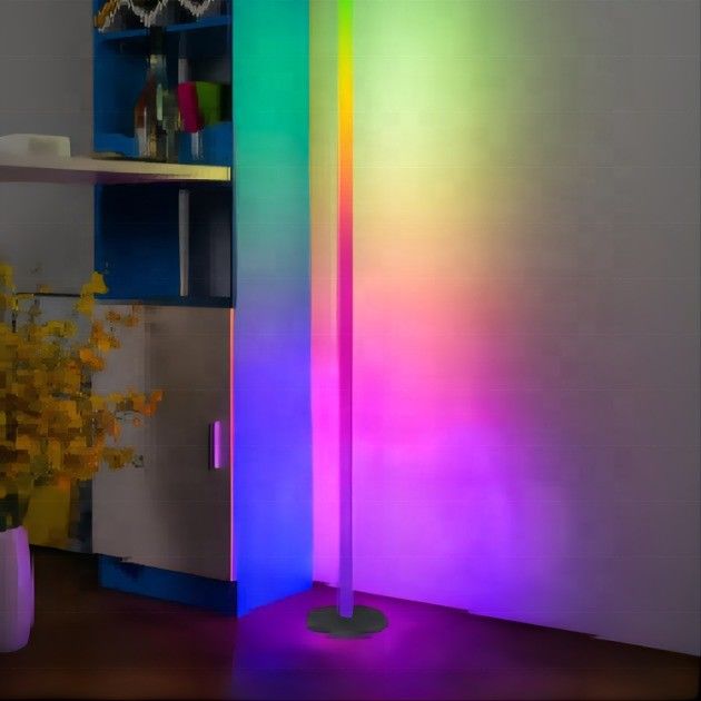 طراحي مدرن طراحي مدرن هواي هوشمند خانه نور Rgb چراغ کف Led برای اتاق خواب هتل