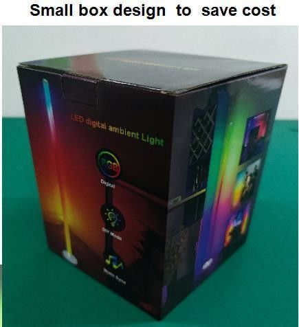 طراحي مدرن طراحي مدرن هواي هوشمند خانه نور Rgb چراغ کف Led برای اتاق خواب هتل