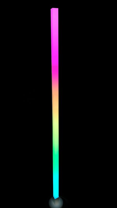 رنگ سایه سفید نور پایه مدرن چراغ های کف LED RGB چراغ های کف مدرن نوع آیتم