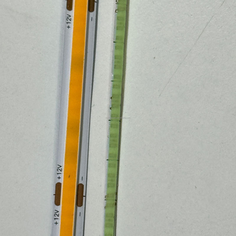 COB LED Strip 12V 1CM برش 3MM Ultra Thin Width 5MM 100lm CRI90 3 320LEDs PCB های دوگانه
