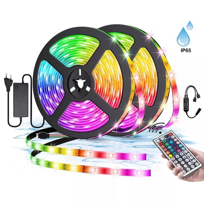 12 ولت 5 ولت 2835 5050 RGB WIFI Tuya Smart LED Light Strips Sync موسیقی برای دکوراسیون خانه هوشمند