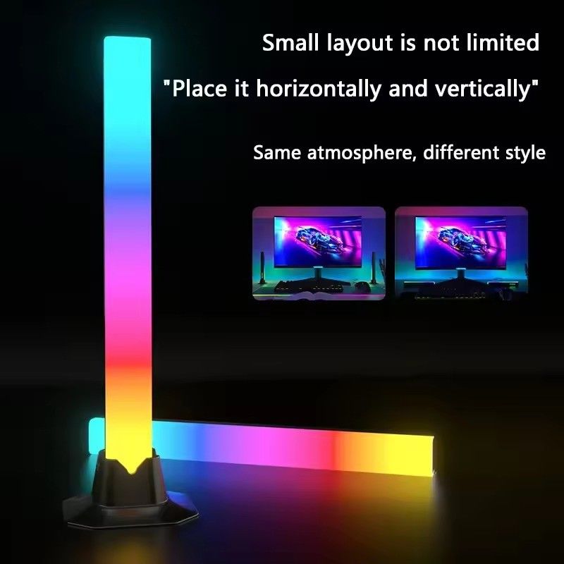 لامپ کفپوش RGB RGBIC 18LEDS برای تزئین اتاق خواب در اندازه های 30cm و 50cm